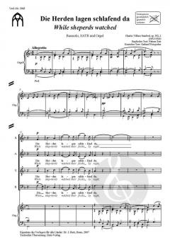 Die Hirten lagen schlafend da (Charles Villiers Stanford) 