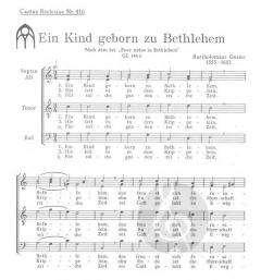 Ein Kind geborn zu Bethlehem (Bartholomäus Gesius) 