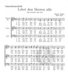 Lobet den Herren, alle die ihn ehren (Johann Crüger) 