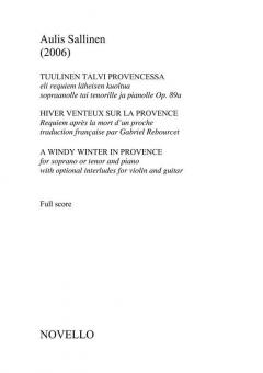 A Windy Winter In Provence von Aulis Sallinen 