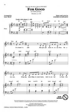 Choral Songs From Wicked (Stephen L. Schwartz) 