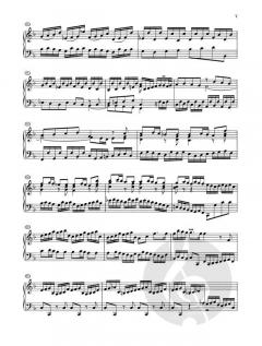 Englische Suiten Nr. 4-6 BWV 809-811 von Johann Sebastian Bach 