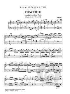 Italienisches Konzert, Französische Ouverture, Vier Duette, Goldberg Variationen von Johann Sebastian Bach 