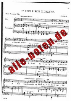 Sämtliche Werke: Songs von Frédéric Chopin 