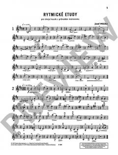 Rhythmische Etüden von Josef Micka 