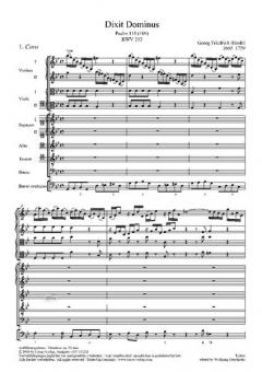 Dixit Dominus HWV 232 von Georg Friedrich Händel (Download) 
