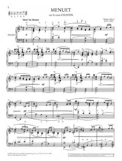 Menuet sur le nom d'Haydn von Maurice Ravel 