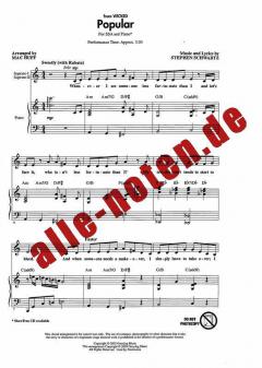 Popular From Wicked (Stephen Schwartz) 