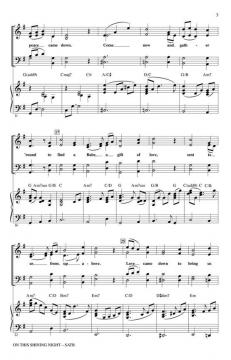 On This Shining Night (With Silent Night) von Kirby Shaw (Download) 