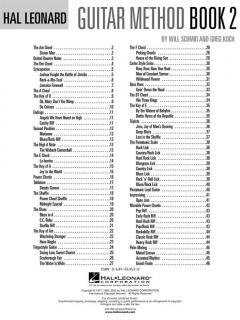 Hal Leonard Guitar Method Book 2 Second Edition von Will Schmid 