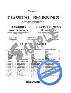 Klassische Musik für Anfänger Band 1 von Dorothy Bradley 