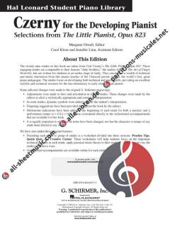 Selections From The Little Pianist Op.823 von Carl Czerny 