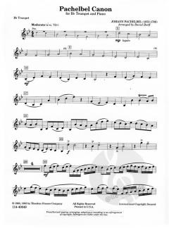 Pachelbel Canon für Trompete und Klavier im Alle Noten Shop kaufen