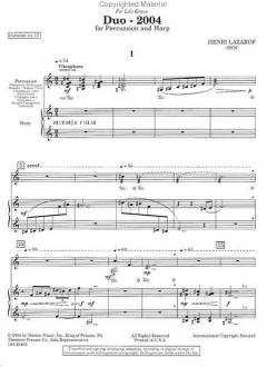 Duo-2004 von Henri Lazarof 