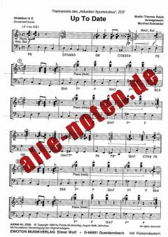 Up To Date (Aktuelles Sportstudio Titelmelodie) / Colaborata (T. Reich) 