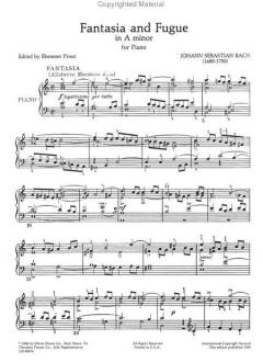 Fantasia and Fugue in a Minor von Johann Sebastian Bach 