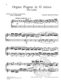 Fugue in G Minor (The Little) von Johann Sebastian Bach 