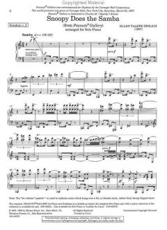 Snoopy Does the Samba von Ellen Taaffe Zwilich 