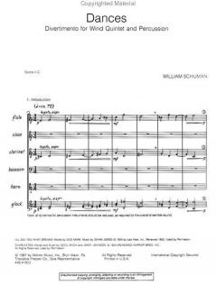 Dances von William Schuman 