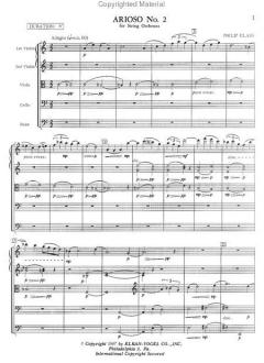 Arioso No. 2 von Philip Glass 
