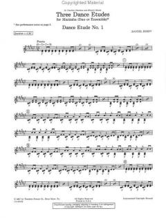 Three Dance Etudes von Daniel Dorff 