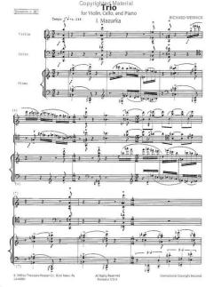 Trio von Richard Wernick 