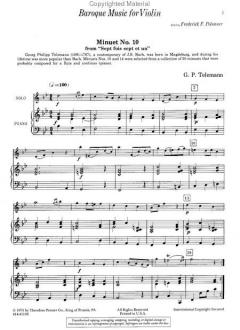 Baroque Music For Violin im Alle Noten Shop kaufen