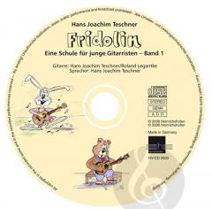 Fridolin Gitarrenschule 1 + Online-Audio von Hans Joachim Teschner 