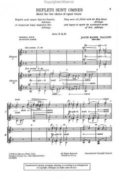 Repleti Sunt von Jacobus Handl 