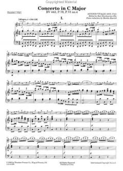 Three Concertos for Piccolo von Antonio Vivaldi 
