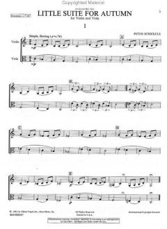Little Suite for Autumn von Peter Schickele 