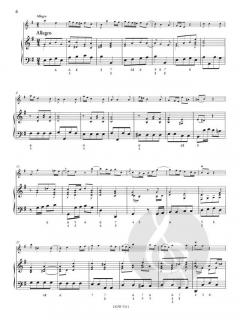 Sonate in e-Moll von Carl Philipp Emanuel Bach für Querflöte und Basso continuo Wq 124 im Alle Noten Shop kaufen