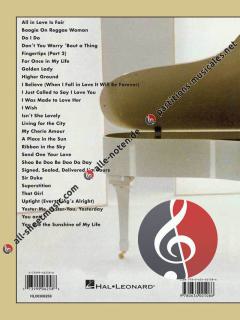 Stevie Wonder Easy Piano Anthology 