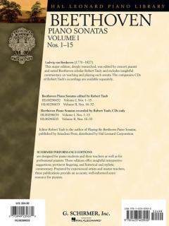 Piano Sonatas Vol. 1: Nos. 1-15 von Ludwig van Beethoven 