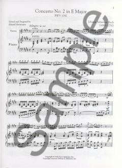 Violin Concertos von Johann Sebastian Bach im Alle Noten Shop kaufen