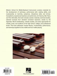 Modern School For Mallet-Keyboard Instruments von Ben Hans 