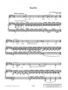 Lieder aus dem Nachlass Band 2 von Erich Wolfgang Korngold 