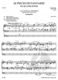 Sämtliche Orgelwerke Band 7.2 von Louis Vierne im Alle Noten Shop kaufen