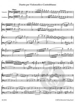 Duetto per Violoncello e Contrabbasso von Gioachino Rossini (Download) 