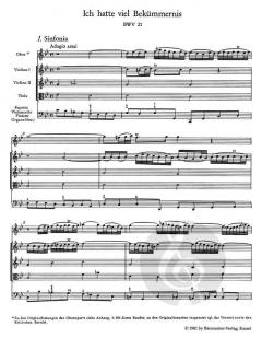 Ich hatte viel Bekümmernis von Johann Sebastian Bach 