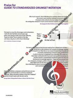 Guide To Standardized Drumset Notation (Norman Weinberg) 