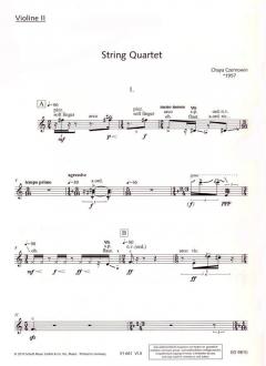 Streichquartett von Chaya Czernowin im Alle Noten Shop kaufen
