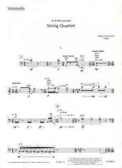 Streichquartett von Chaya Czernowin im Alle Noten Shop kaufen
