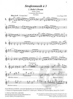 Straßenmusik à 3 Heft 2 von Uwe Heger 