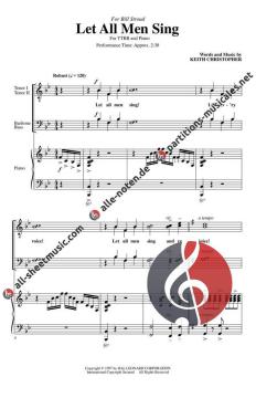 Let All Men Sing von Keith Christopher (Download) 