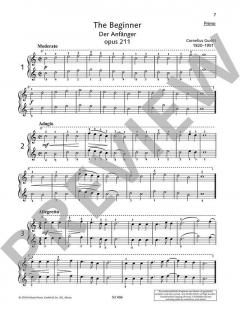 Der Anfänger op. 211 von Cornelius Gurlitt 