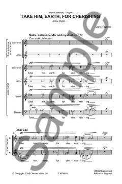 Take Him, Earth, For Cherishing (John Tavener) 