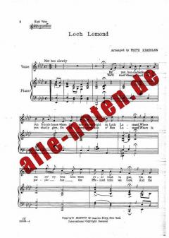 Loch Lomond von Fritz Kreisler 