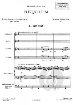 Requiem Op. 9 von Maurice Durufle 