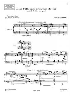 La Fille Aux Cheveux de Lin von Claude Debussy 